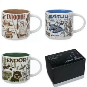 Trio of 2021 Starbucks Star Wars Mugs